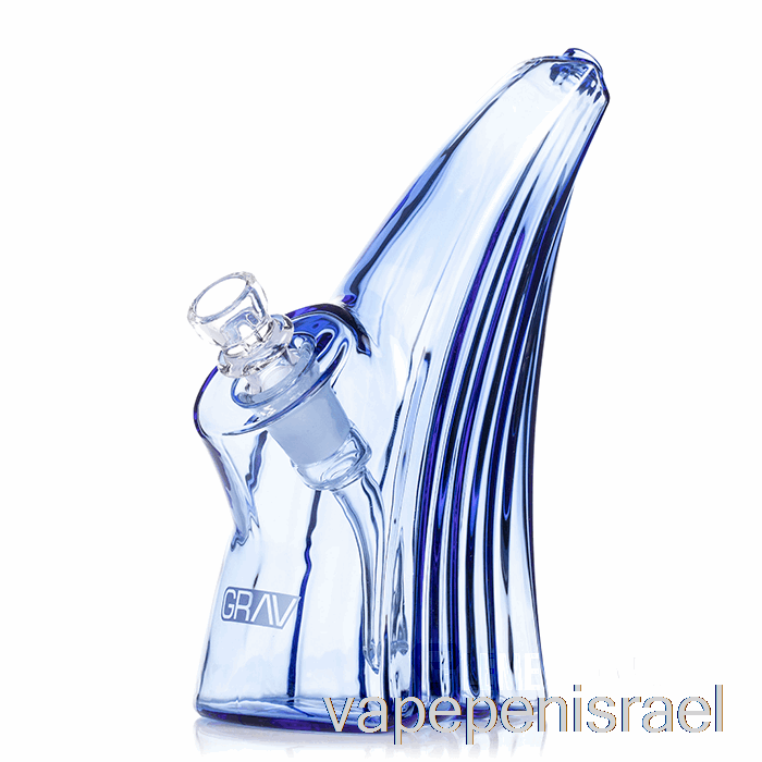 חד פעמי Vape Israel Grav Wave Bubbler Light Cobalt